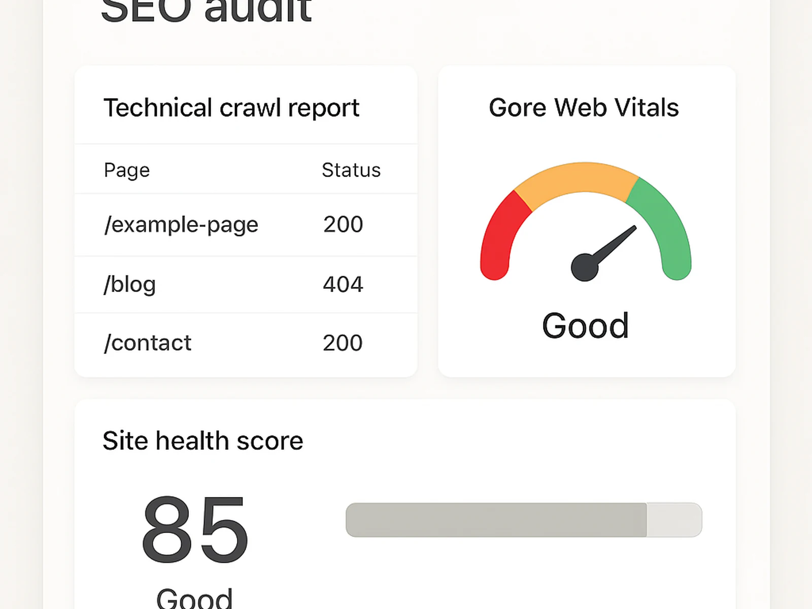 SEO Audit & Health Check